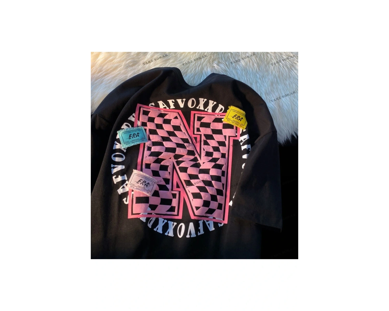 Y2K Unisex Harajuka Anime Retro Kawai Kuromi T-shirt Kod  Rertr Tarzsokak 6717