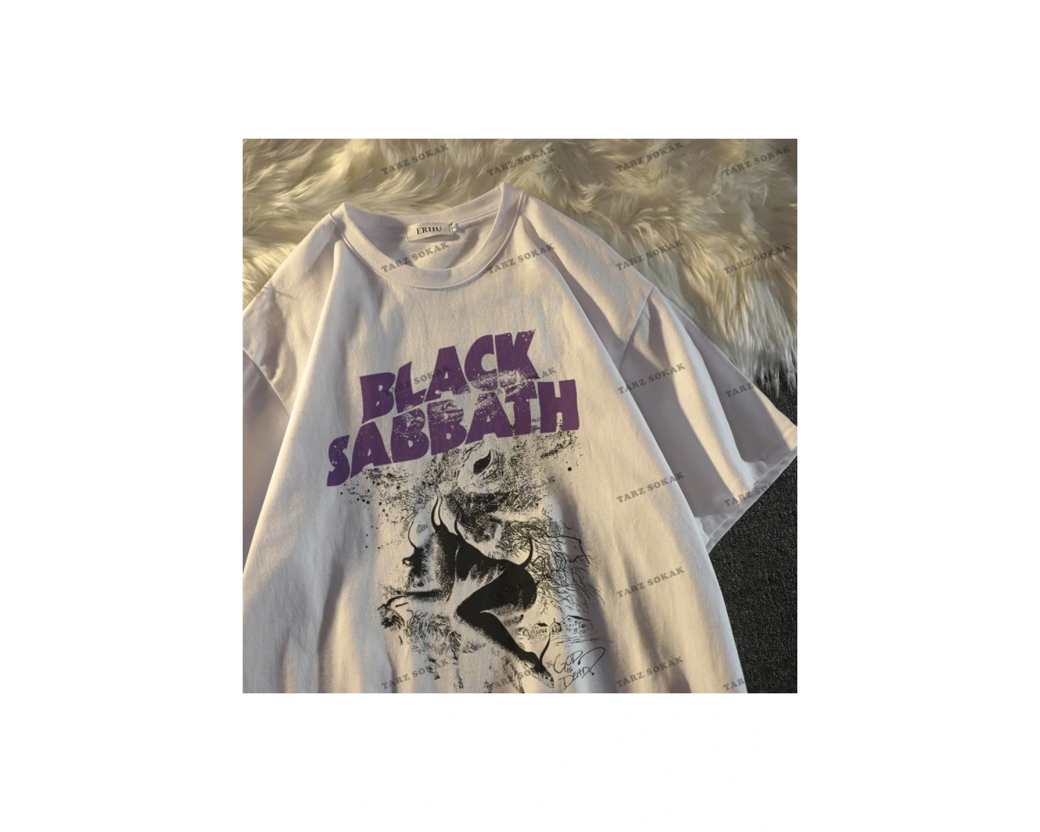 Y2K Unisex Harajuka Anime Retro Kawai Kuromi T-shirt Kod  Rertr Tarzsokak 6737