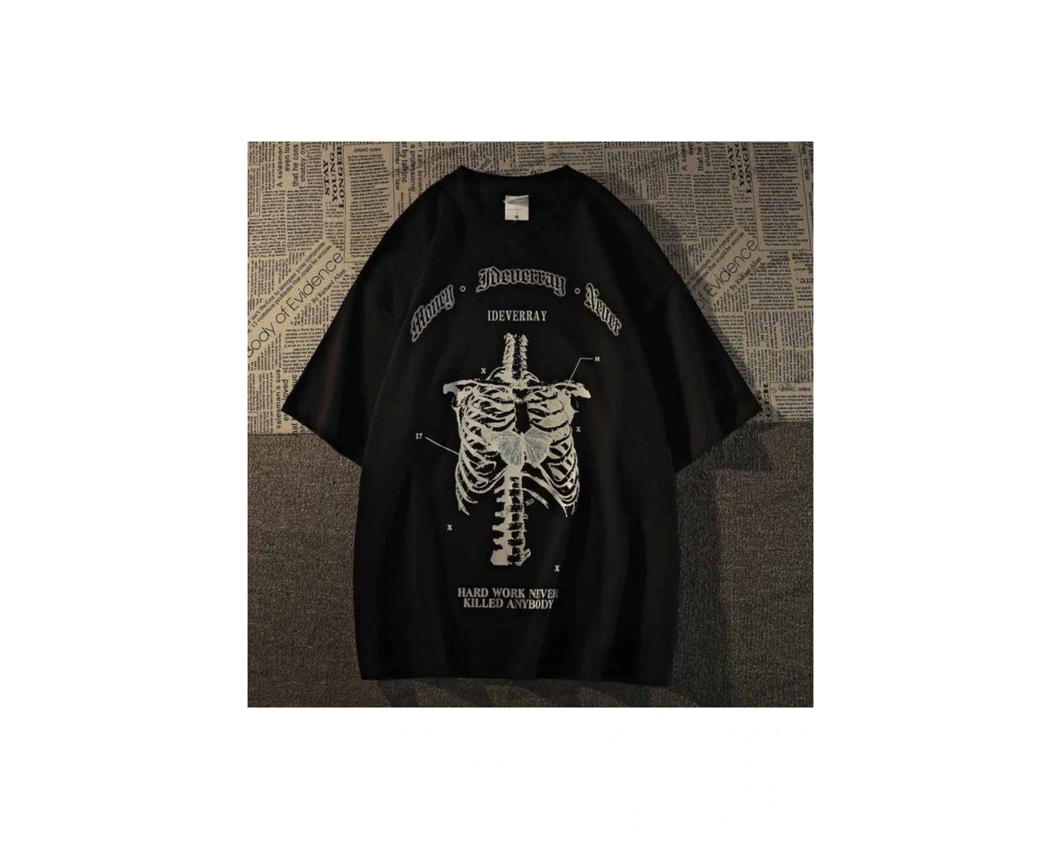 Y2K Unisex Harajuka Anime Retro Kawai Kuromi T-shirt Kod  Rertr Tarzsokak 6741