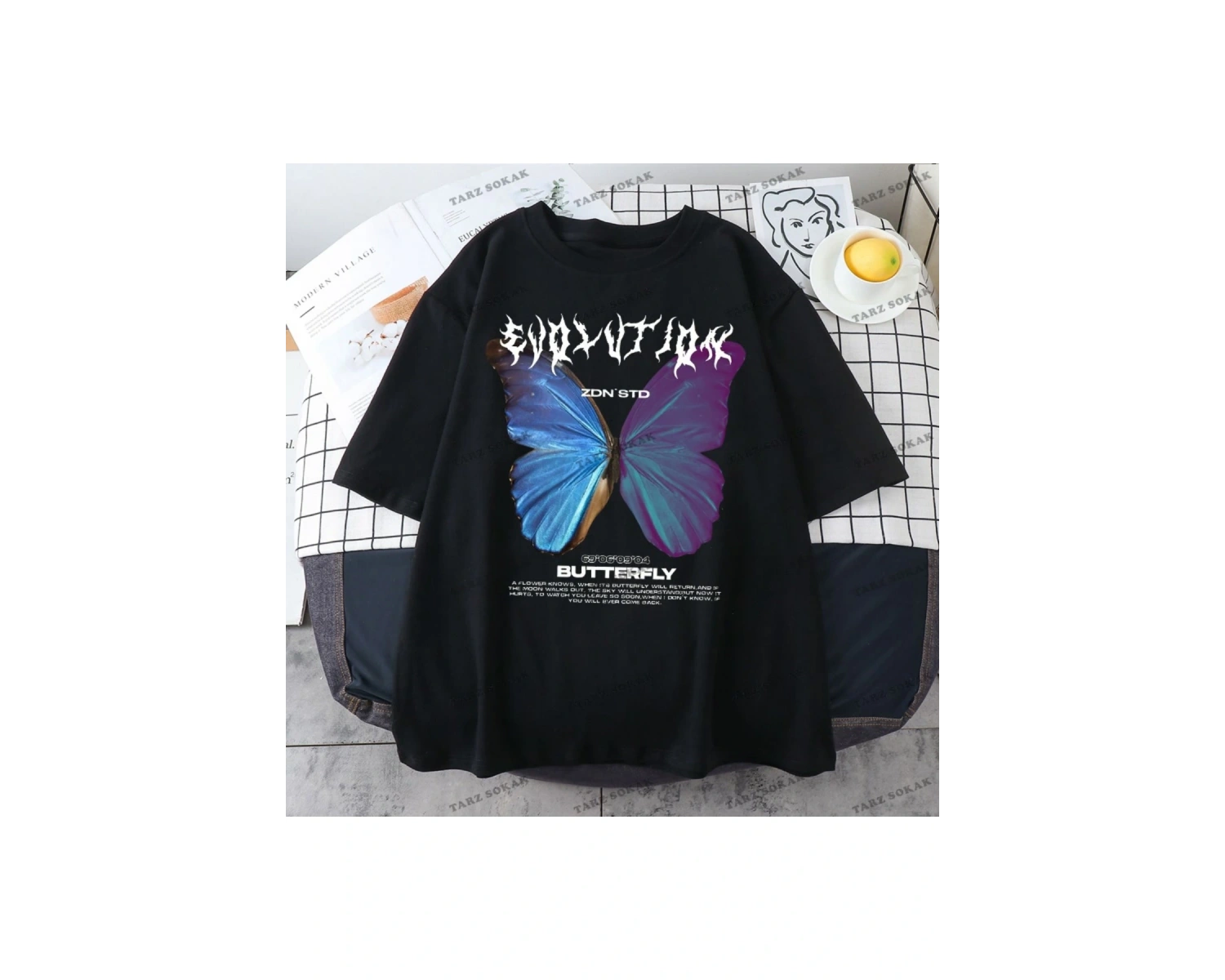 Y2K Unisex Harajuka Anime Retro Kawai Kuromi T-shirt Kod  Rertr Tarzsokak 6741