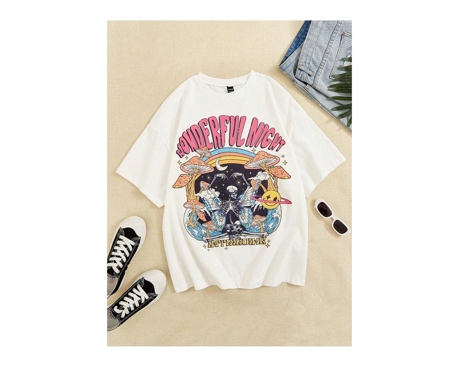 Y2K Unisex Harajuka Anime Retro Kawai Kuromi T-shirt Kod  Rertr Tarzsokak 6741