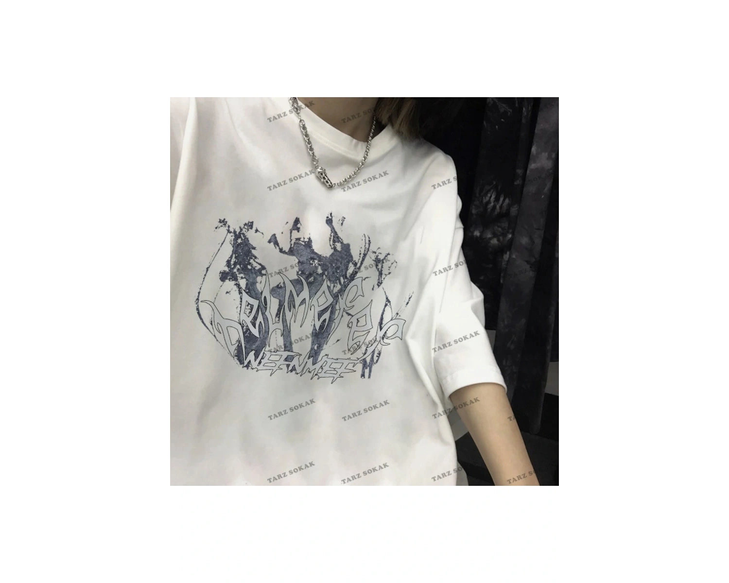 Y2K Unisex Harajuka Anime Retro Kawai Kuromi T-shirt Kod  Rertr Tarzsokak 6742