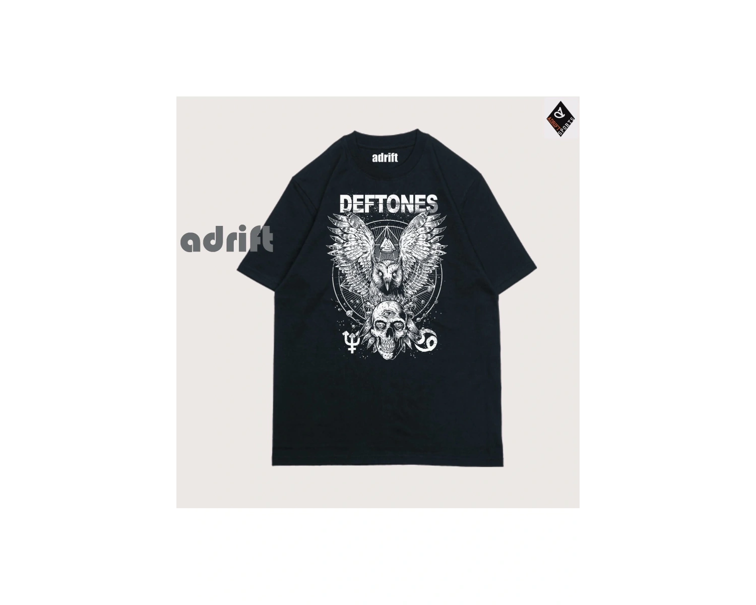 Y2K Unisex Harajuka Deftones Unisex Oversize Kalıp Tişört