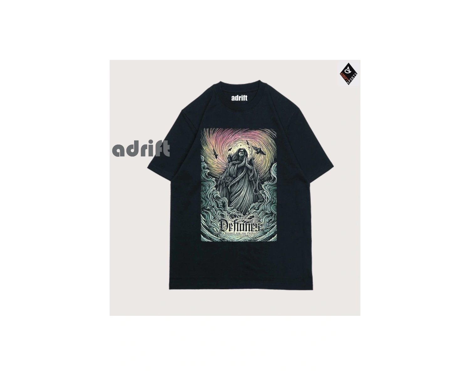 Y2K Unisex Harajuka Deftones Unisex Oversize Kalıp Tişört