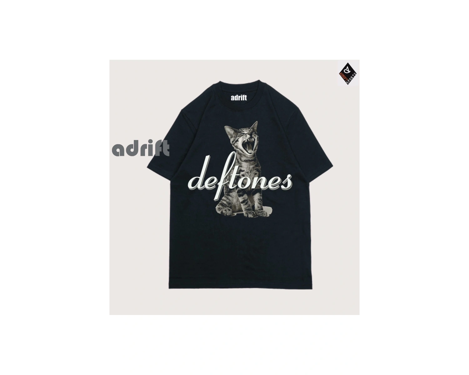 Y2K Unisex Harajuka Deftones Unisex Oversize Kalıp Tişört