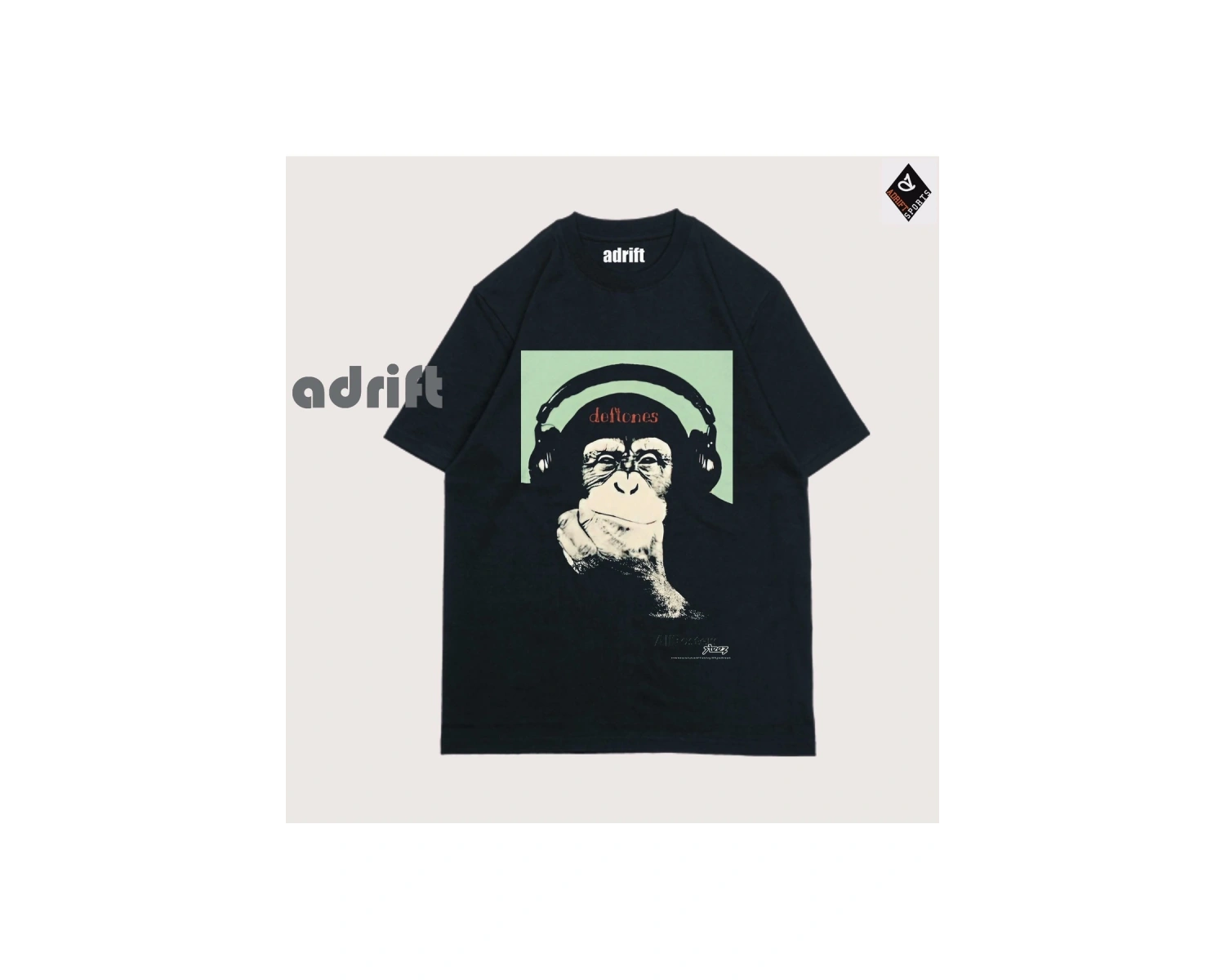 Y2K Unisex Harajuka Deftones Unisex Oversize Kalıp Tişört