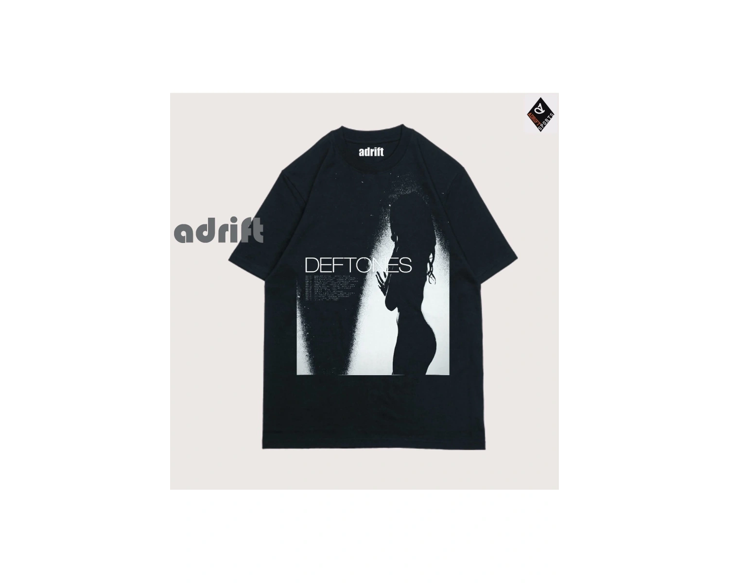 Y2K Unisex Harajuka Deftones Unisex Oversize Kalıp Tişört