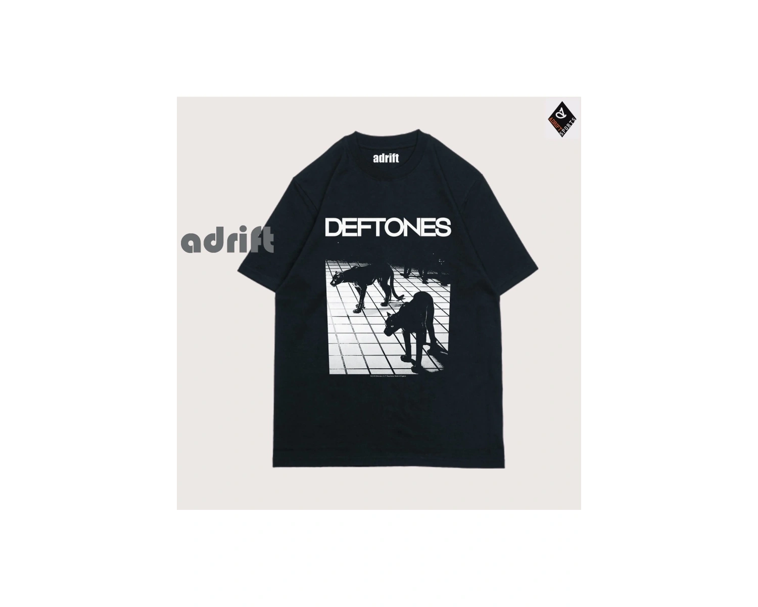 Y2K Unisex Harajuka Deftones Unisex Oversize Kalıp Tişört