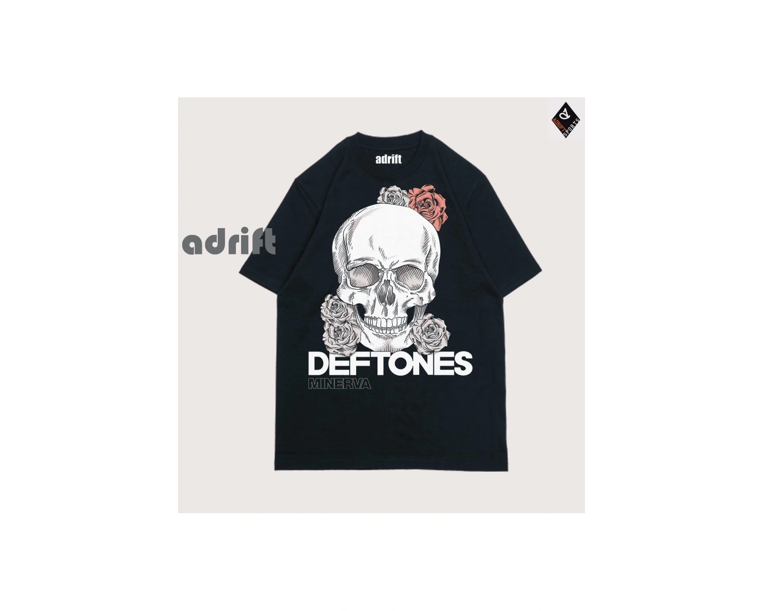 Y2K Unisex Harajuka Deftones Unisex Oversize Kalıp Tişört
