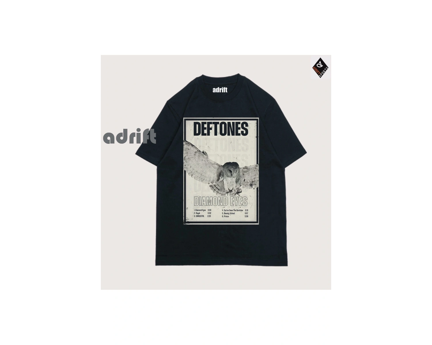 Y2K Unisex Harajuka Deftones Unisex Oversize Kalıp Tişört
