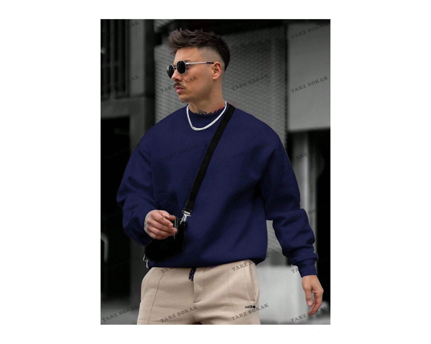 Y2K Unisex Kanye Tweet Sweatshirt KOD 1579 Beyaz