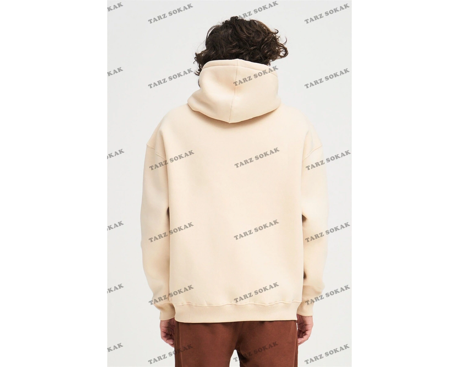 Y2K Unisex Lucky Come Sweatshirt Hoodie KOD 1933 Gri