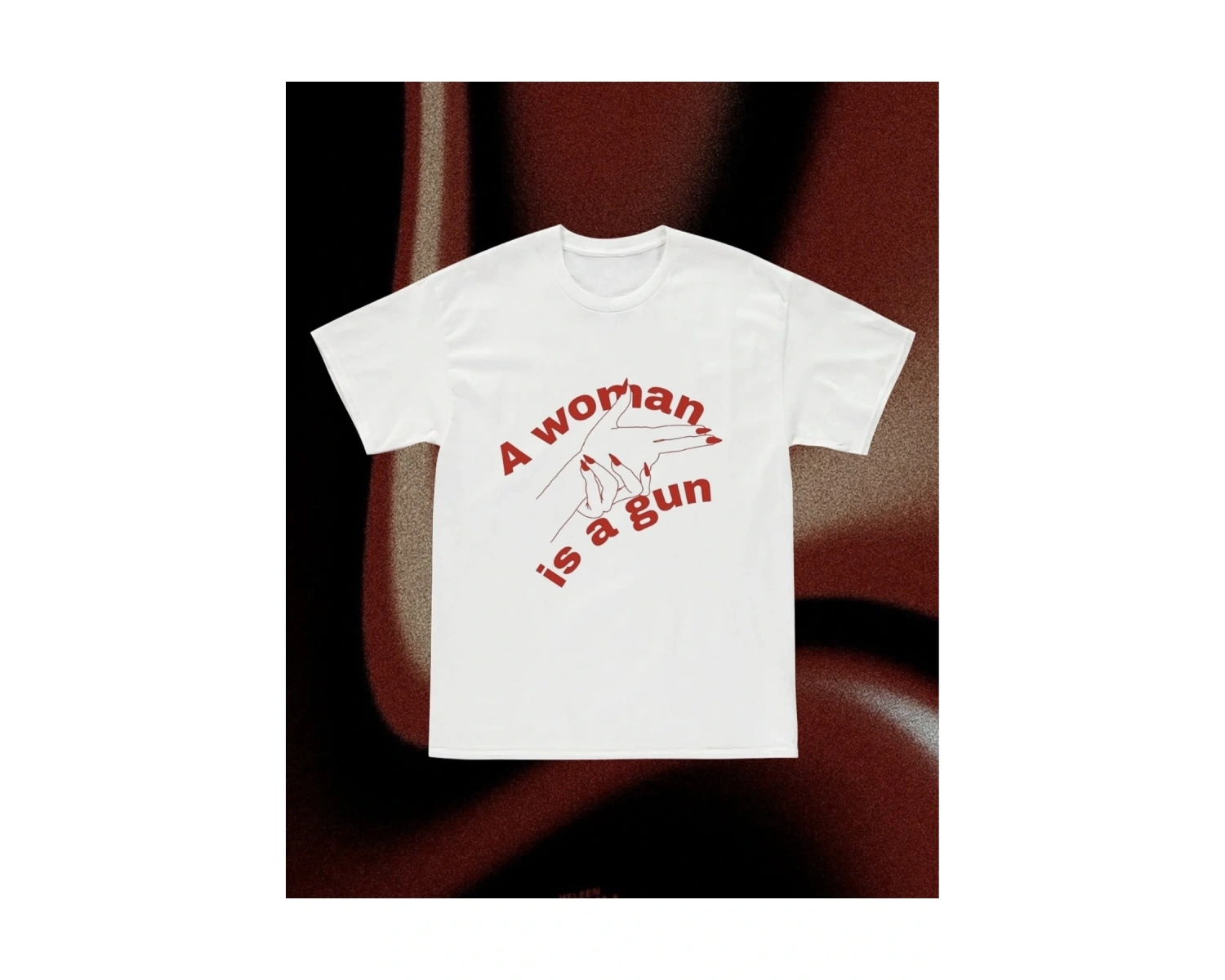 Y2k Unisex Oversize Woman Is A Gun Tshirt