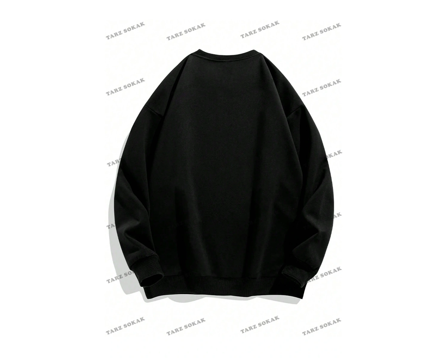 Y2K Unisex Pockets Empty Sweatshirt KOD 1617 Beyaz
