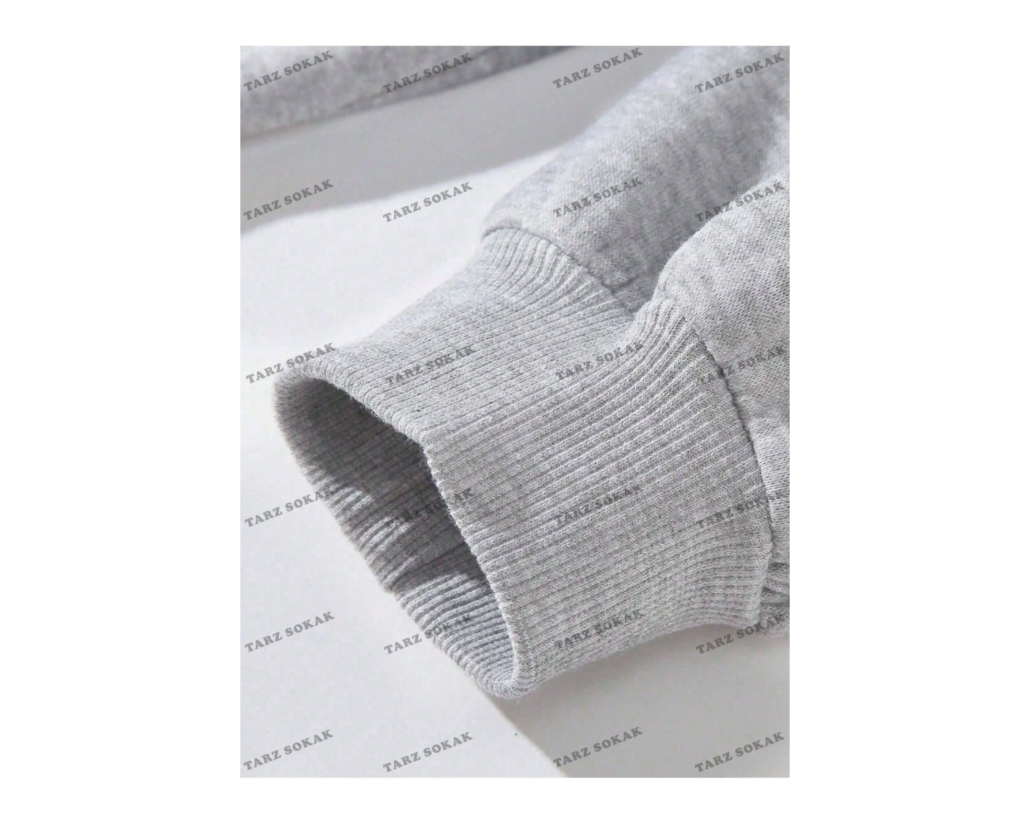 Y2K Unisex Pockets Empty Sweatshirt KOD 1617 Beyaz