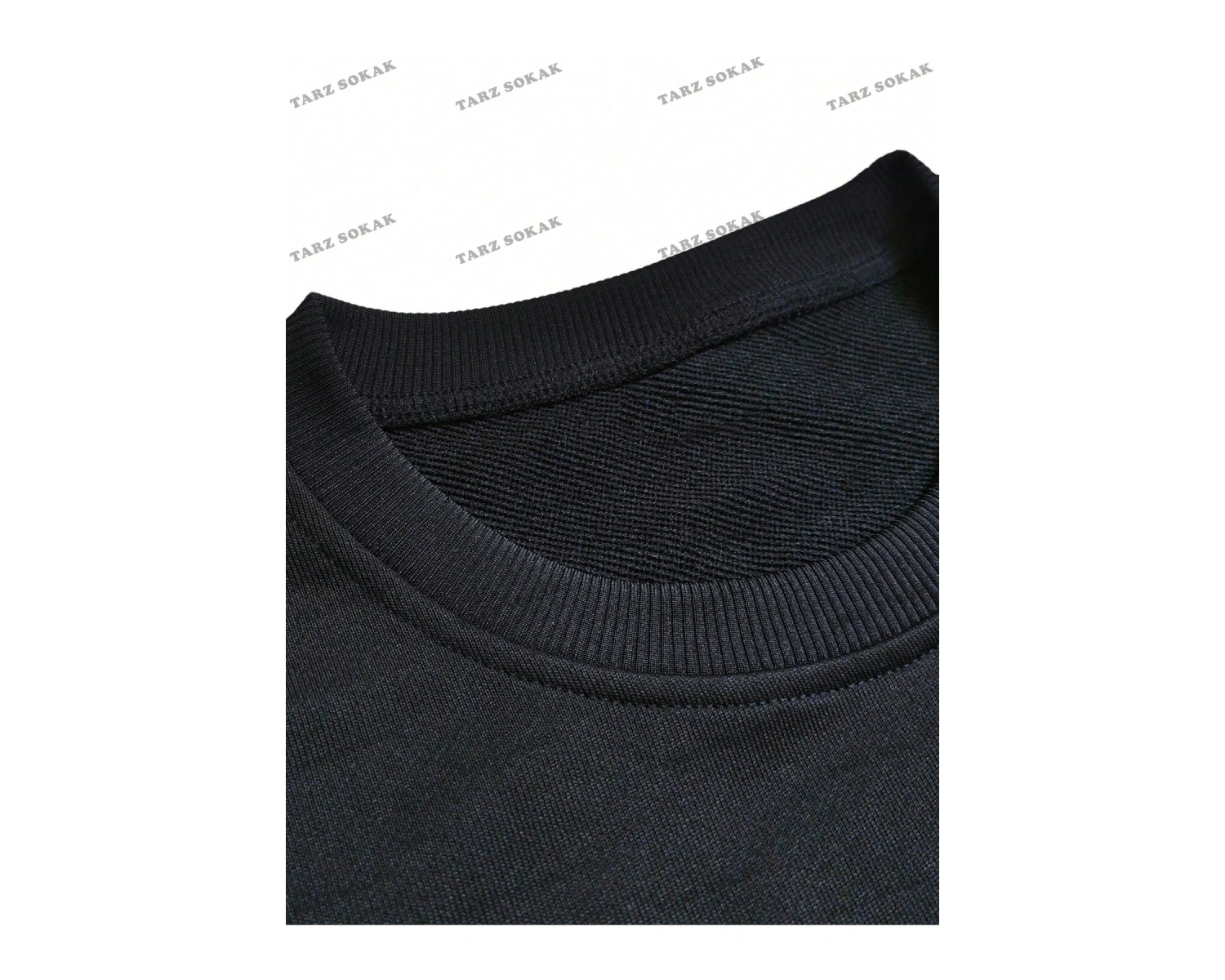 Y2K Unisex Pockets Empty Sweatshirt KOD 1617 Beyaz