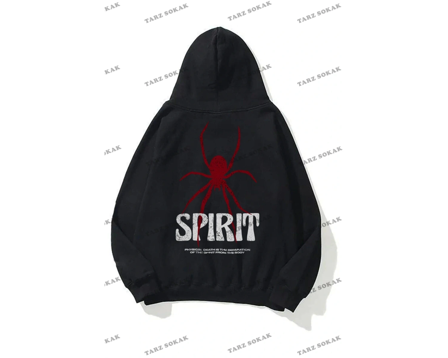Y2K Unisex Spirit Sweatshirt Hoodie KOD 1917 Beyaz