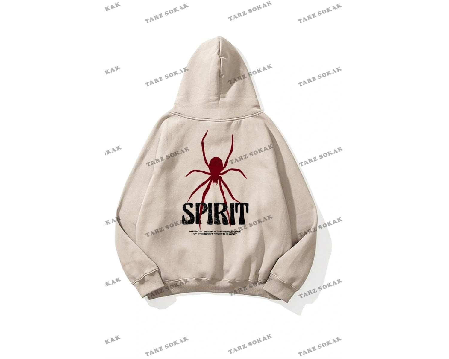 Y2K Unisex Spirit Sweatshirt Hoodie KOD 1917 Beyaz