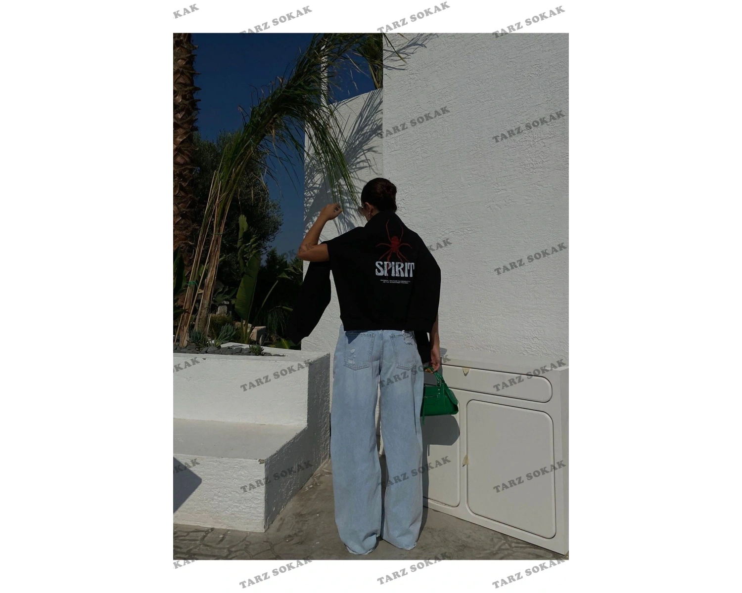 Y2K Unisex Spirit Sweatshirt Hoodie KOD 1917 Beyaz