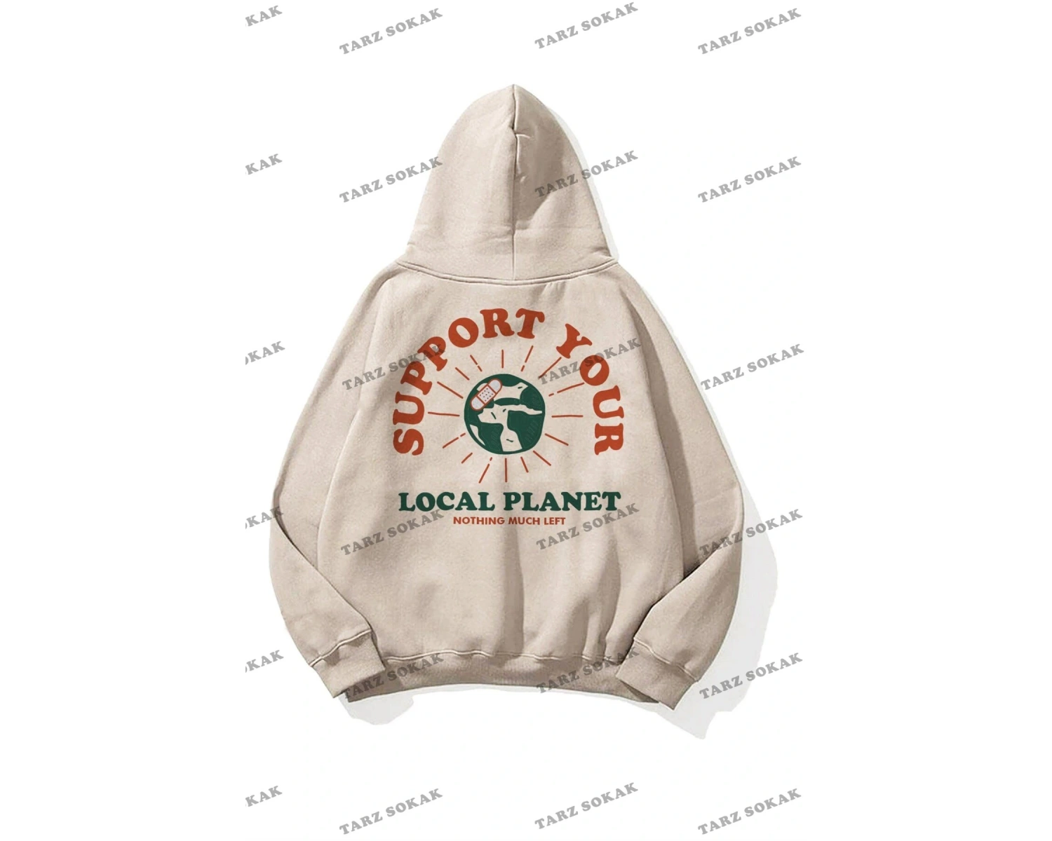 Y2K Unisex Support Your Planet Sweatshirt Hoodie KOD 1929