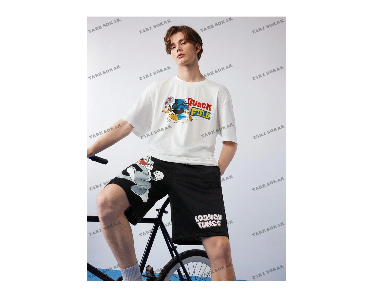 Y2K Unisex Yaz Şort Bermuda Harajuka Anime Retro KOD-11399