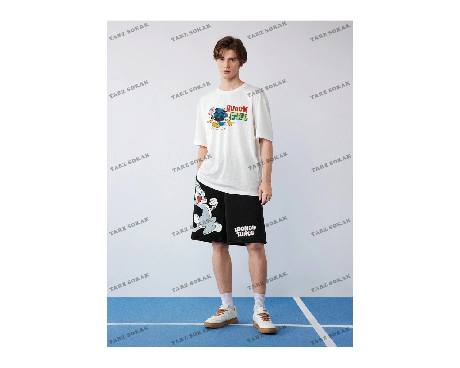 Y2K Unisex Yaz Şort Bermuda Harajuka Anime Retro KOD-11399