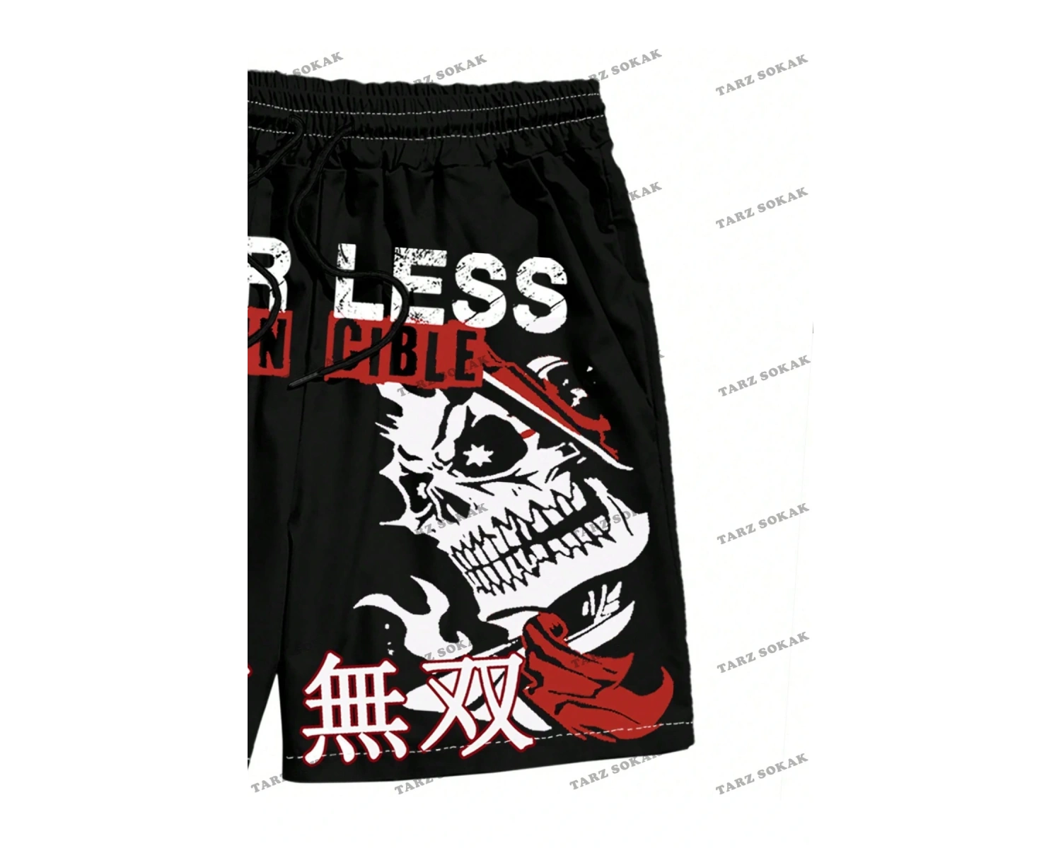 Y2K Unisex Yaz Şort Bermuda Harajuka Anime Retro KOD-11431