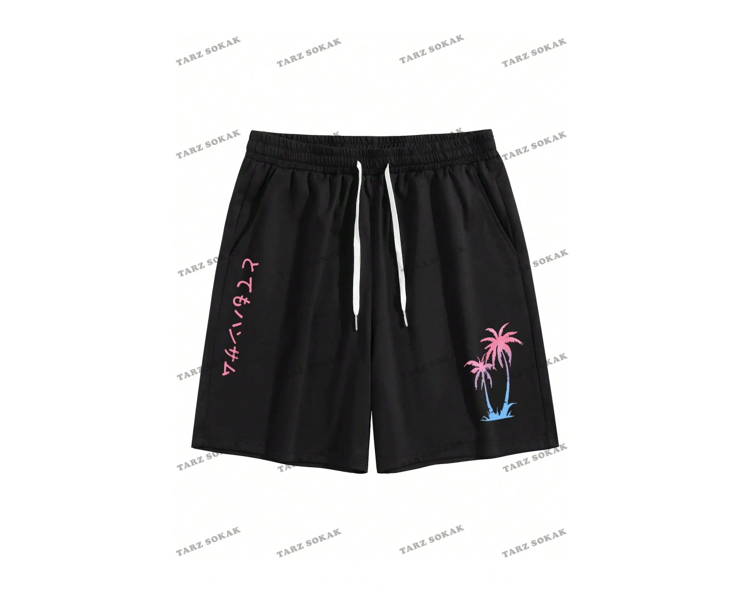 Y2K Unisex Yaz Şort Bermuda Harajuka Anime Retro KOD-11455