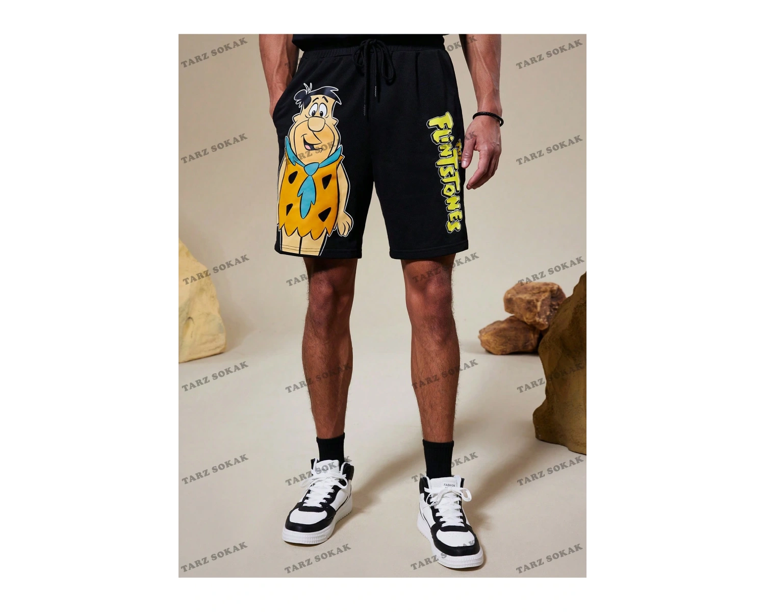 Y2K Unisex Yaz Şort Bermuda Harajuka Anime Retro KOD-11457