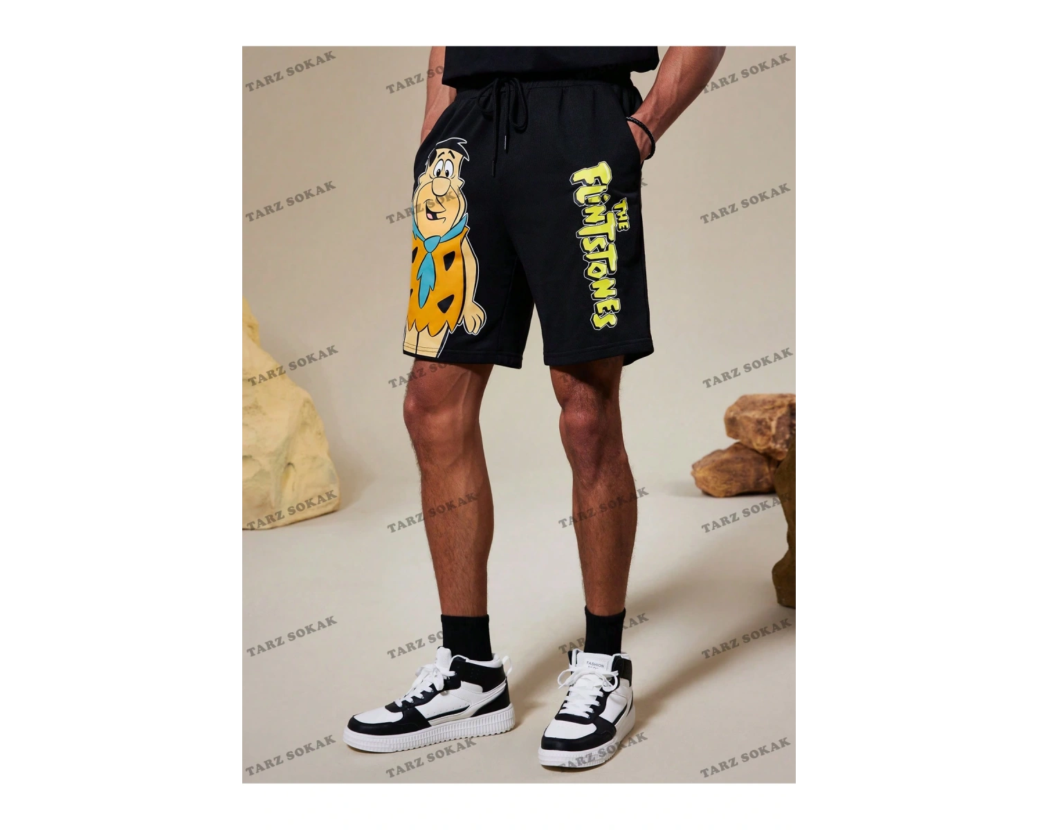 Y2K Unisex Yaz Şort Bermuda Harajuka Anime Retro KOD-11457