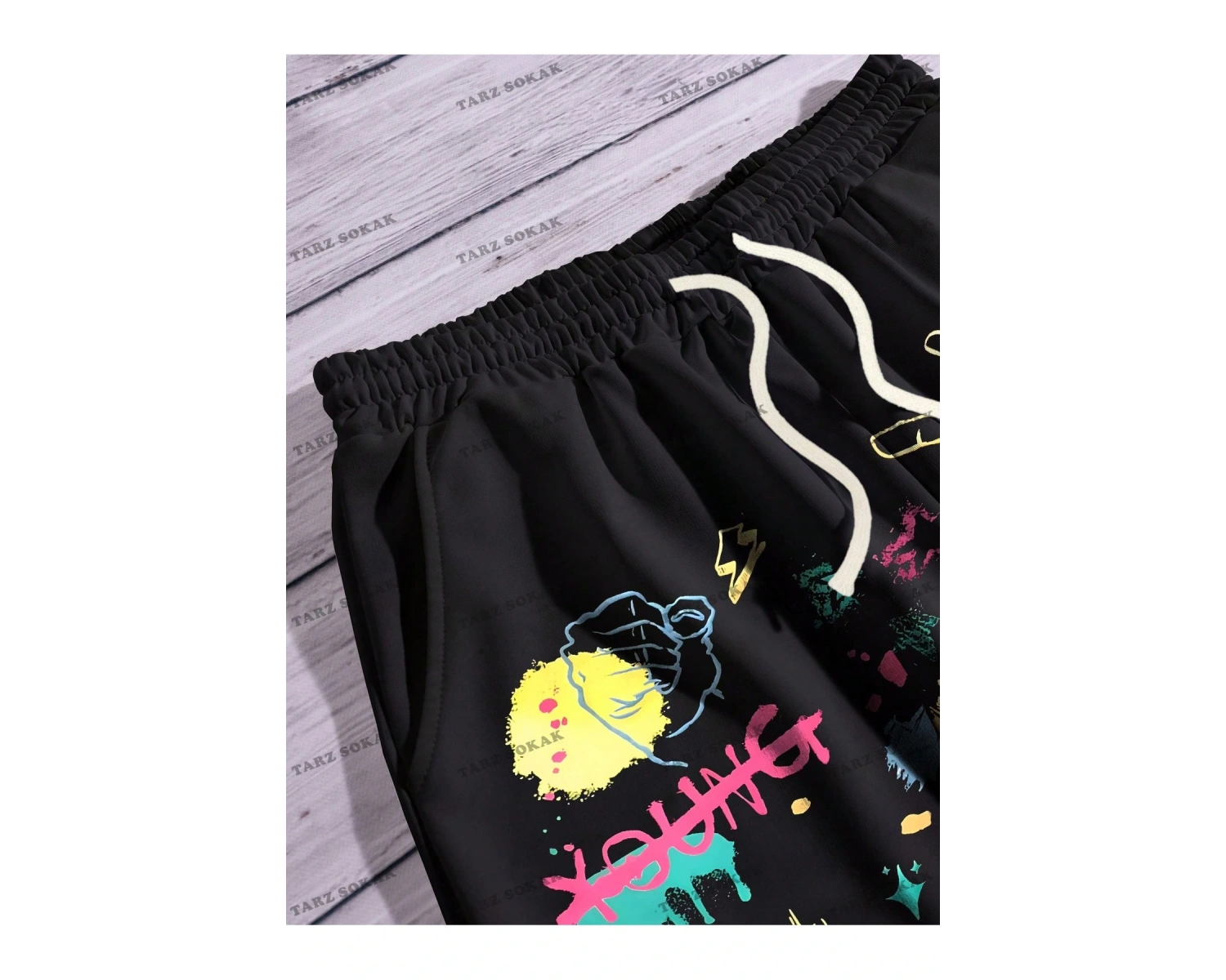 Y2K Unisex Yaz Şort Bermuda Harajuka Anime Retro KOD-11458