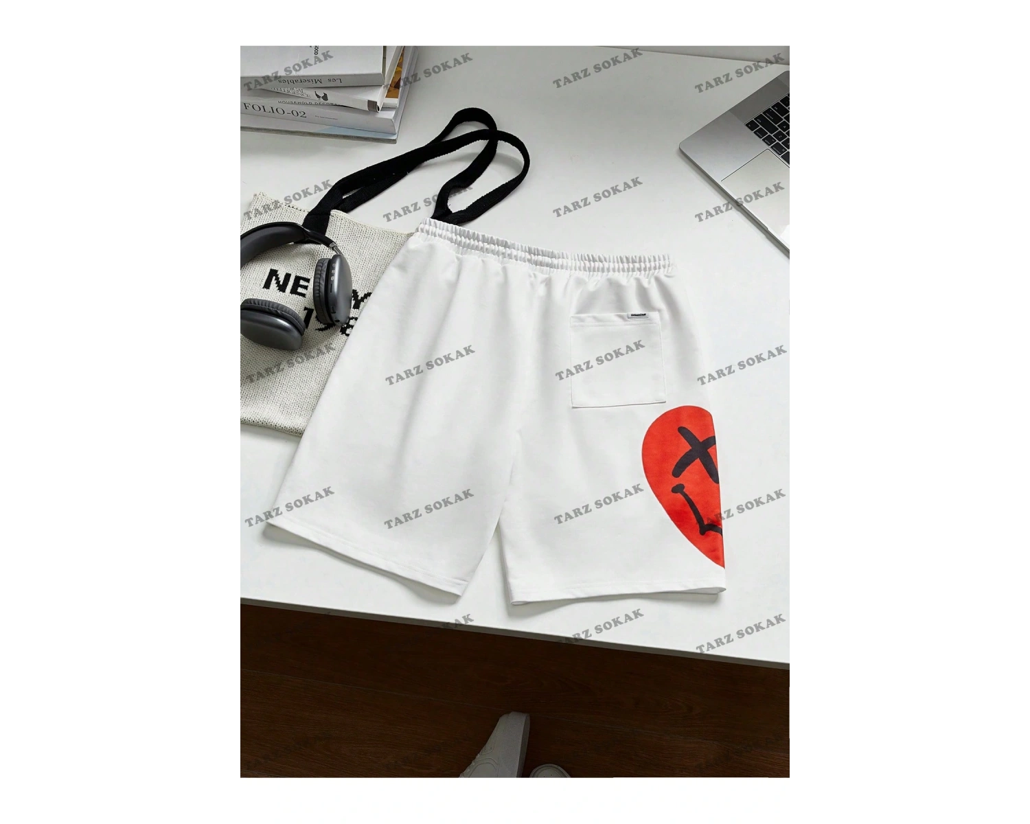 Y2K Unisex Yaz Şort Bermuda Harajuka Anime Retro KOD-11464