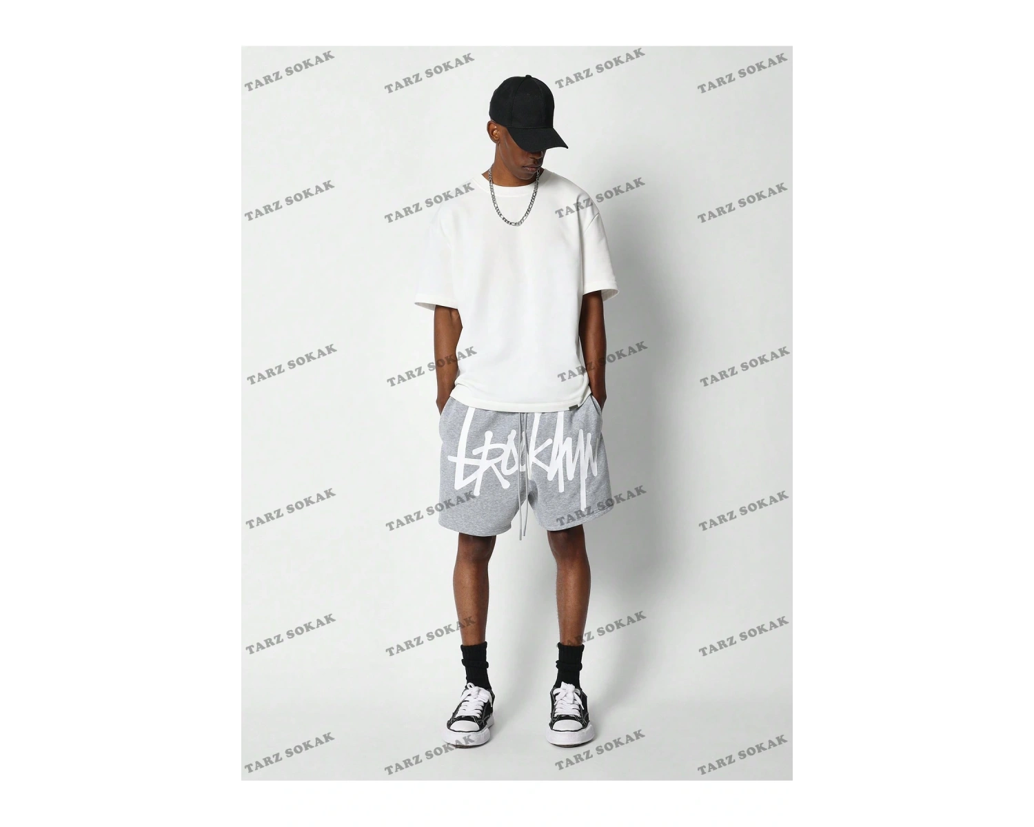 Y2K Unisex Yaz Şort Bermuda Harajuka Anime Retro KOD-11487