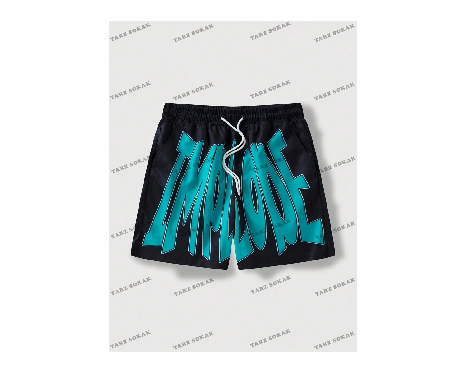 Y2K Unisex Yaz Şort Bermuda Harajuka Anime Retro KOD-11497