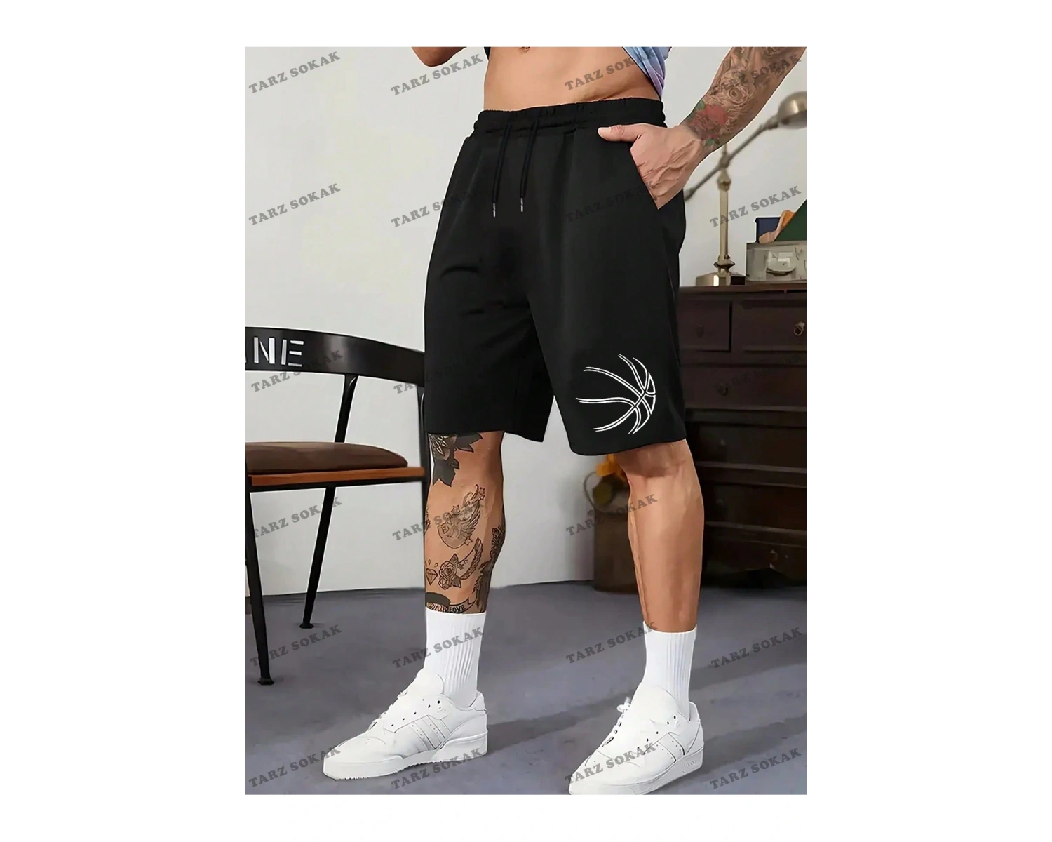 Y2K Unisex Yaz Şort Bermuda Harajuka Anime Retro KOD-11528