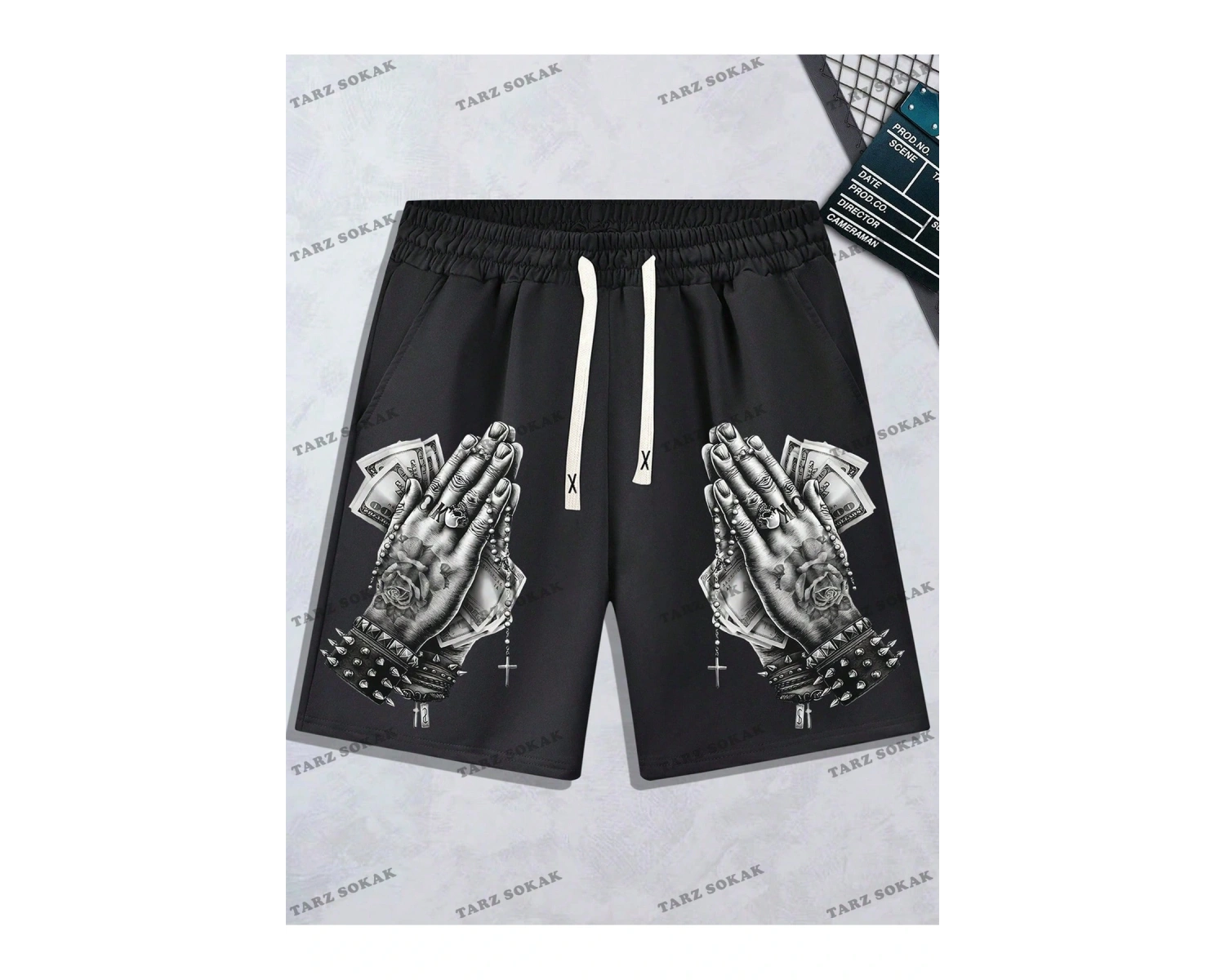 Y2K Unisex Yaz Şort Bermuda Harajuka Anime Retro KOD-11556