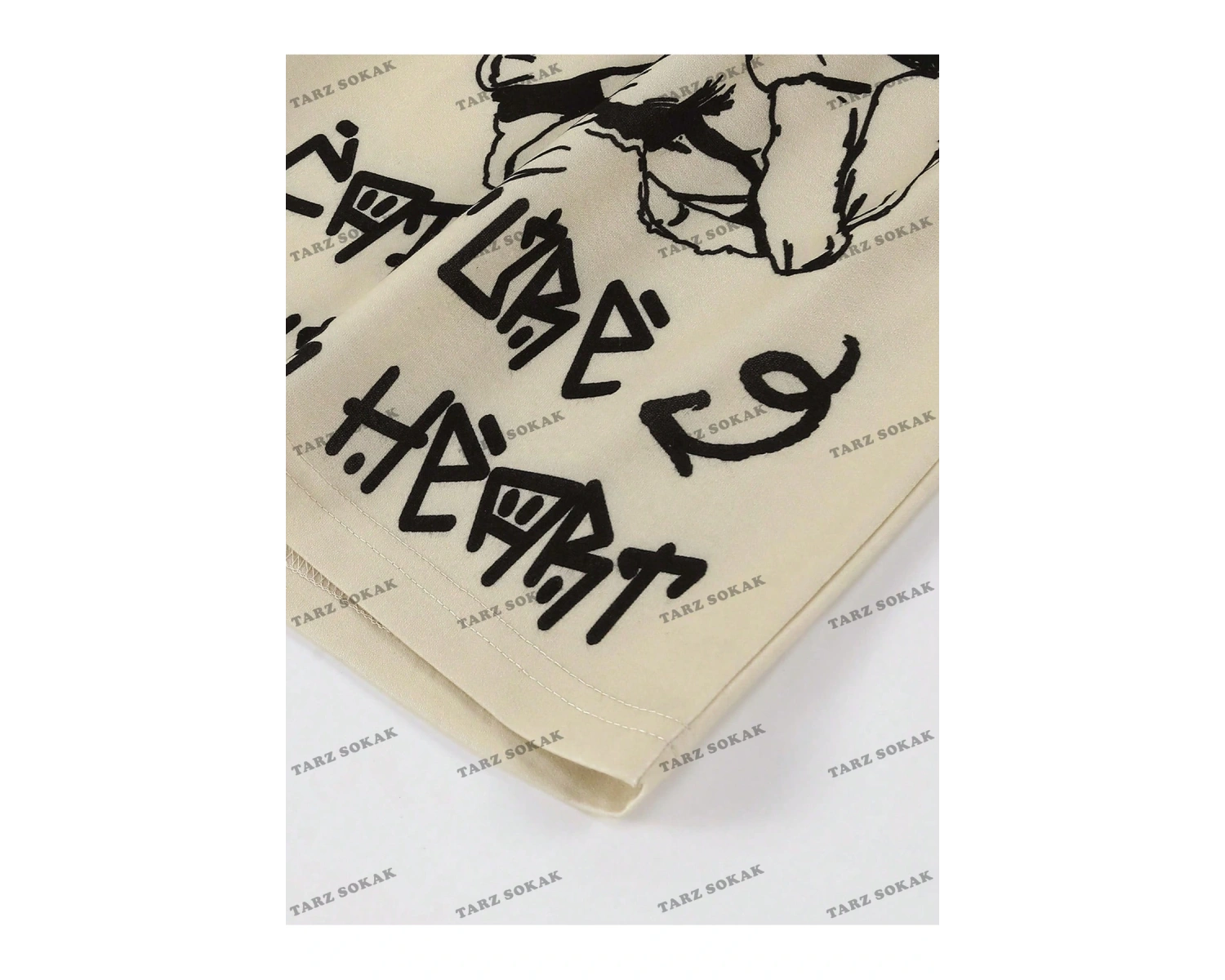 Y2K Unisex Yaz Şort Bermuda Harajuka Anime Retro KOD-11568