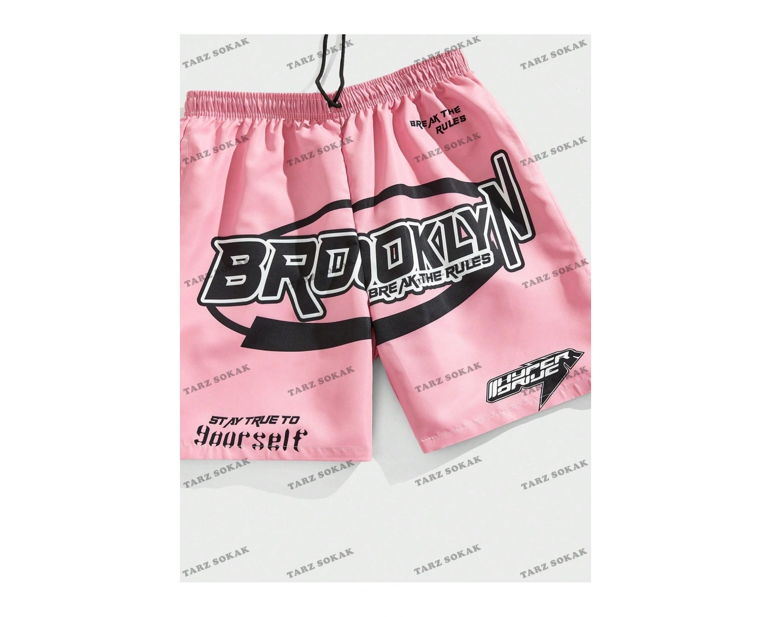 Y2K Unisex Yaz Şort Bermuda Harajuka Anime Retro KOD-11572