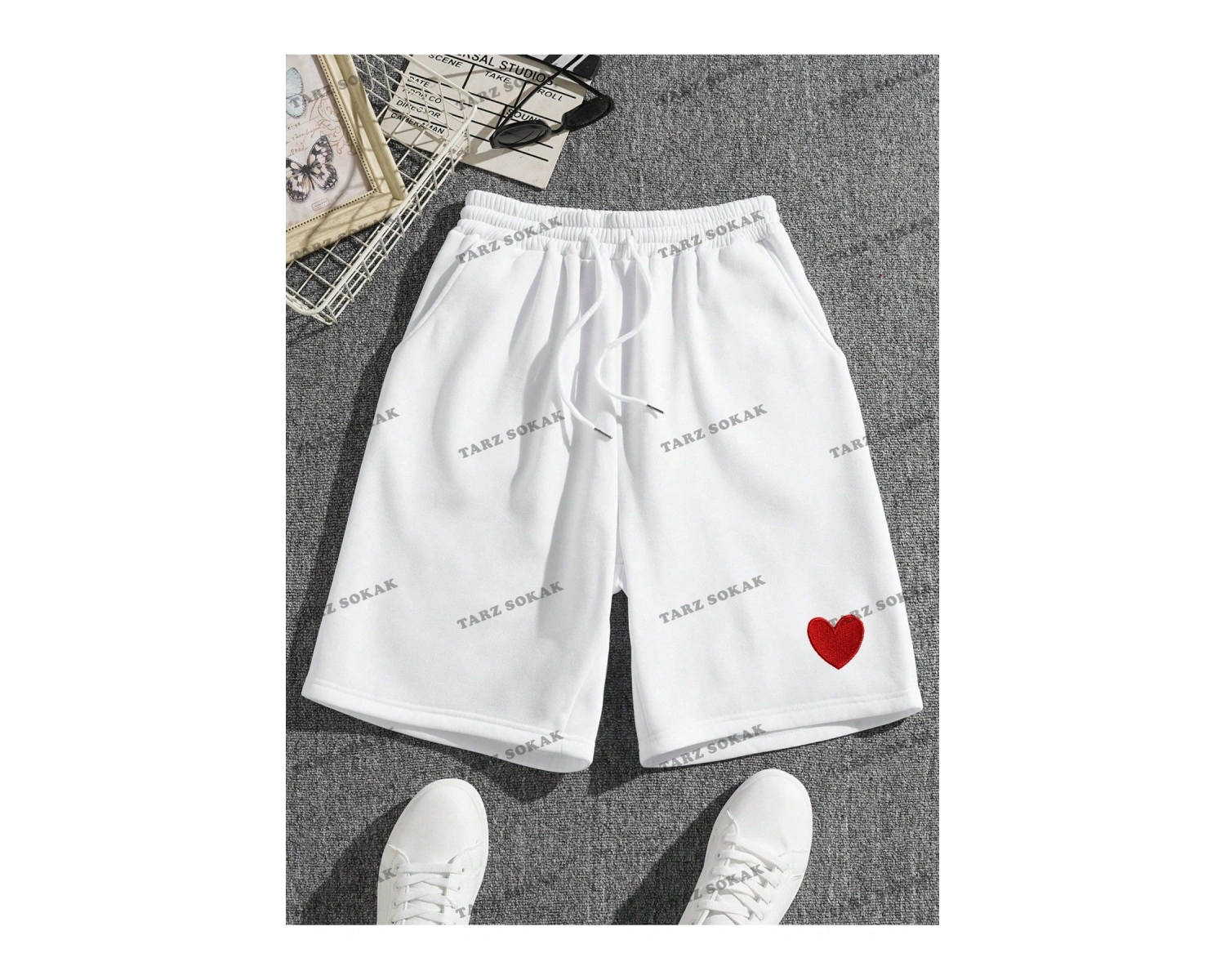 Y2K Unisex Yaz Şort Bermuda Harajuka Anime Retro KOD-11579