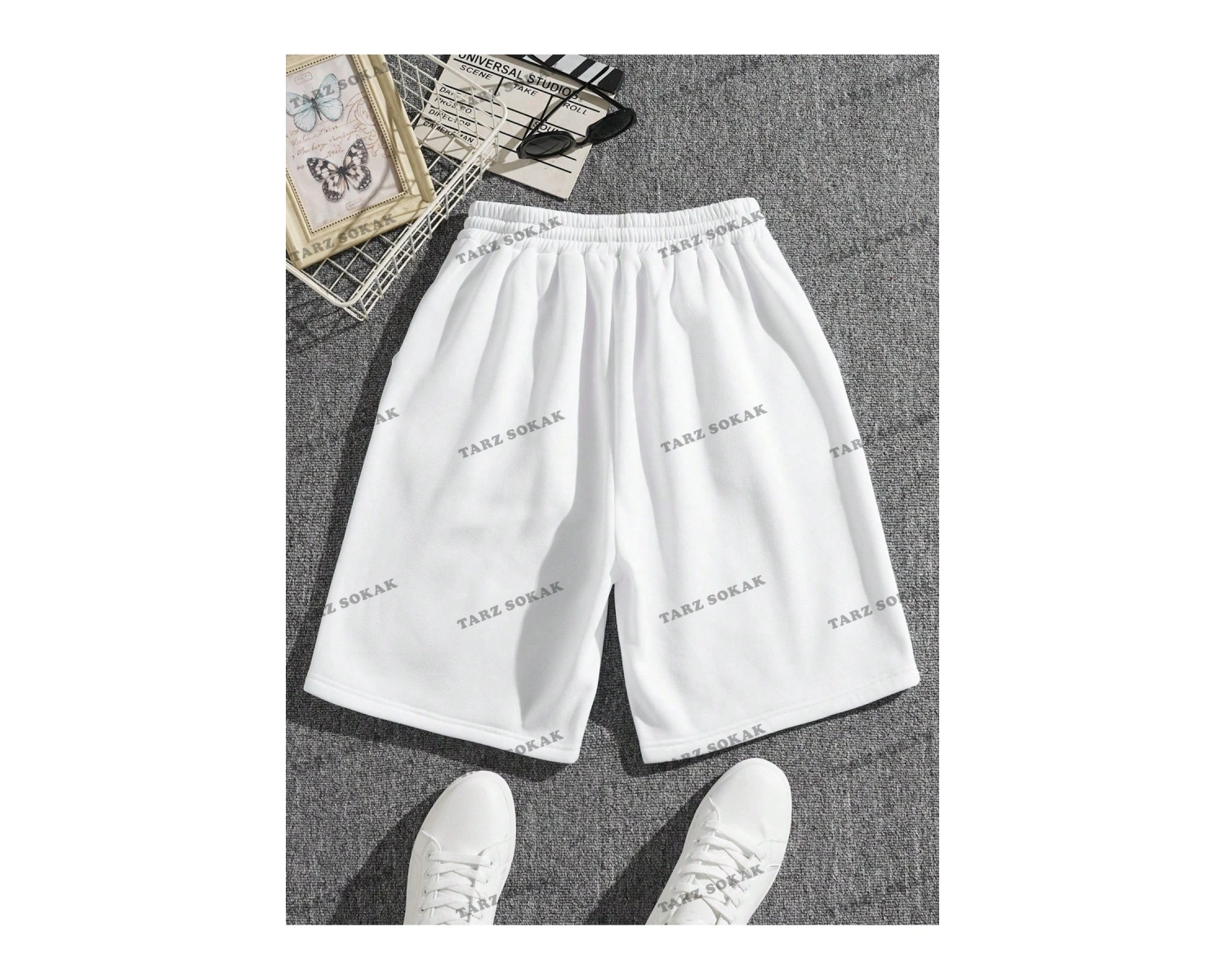 Y2K Unisex Yaz Şort Bermuda Harajuka Anime Retro KOD-11579