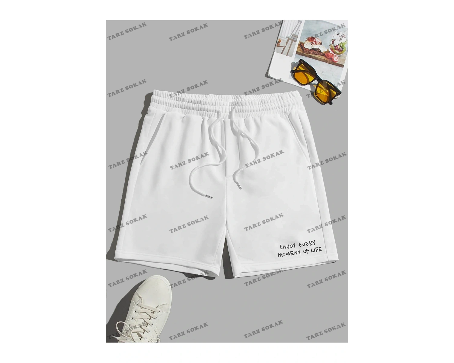 Y2K Unisex Yaz Şort Bermuda Harajuka Anime Retro KOD-11594