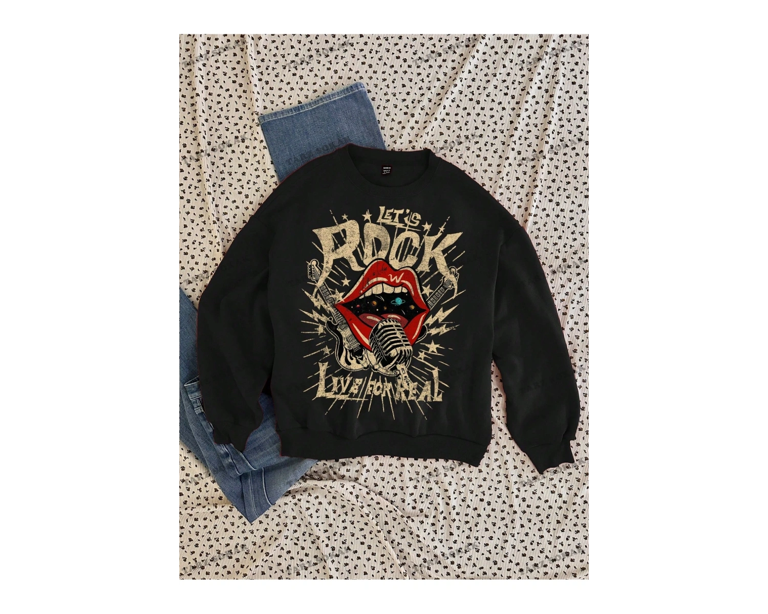 Y2K YENİ SEZON SSWEAT HARAJUKA KUROMİ RETRO KOD 1283 Beyaz