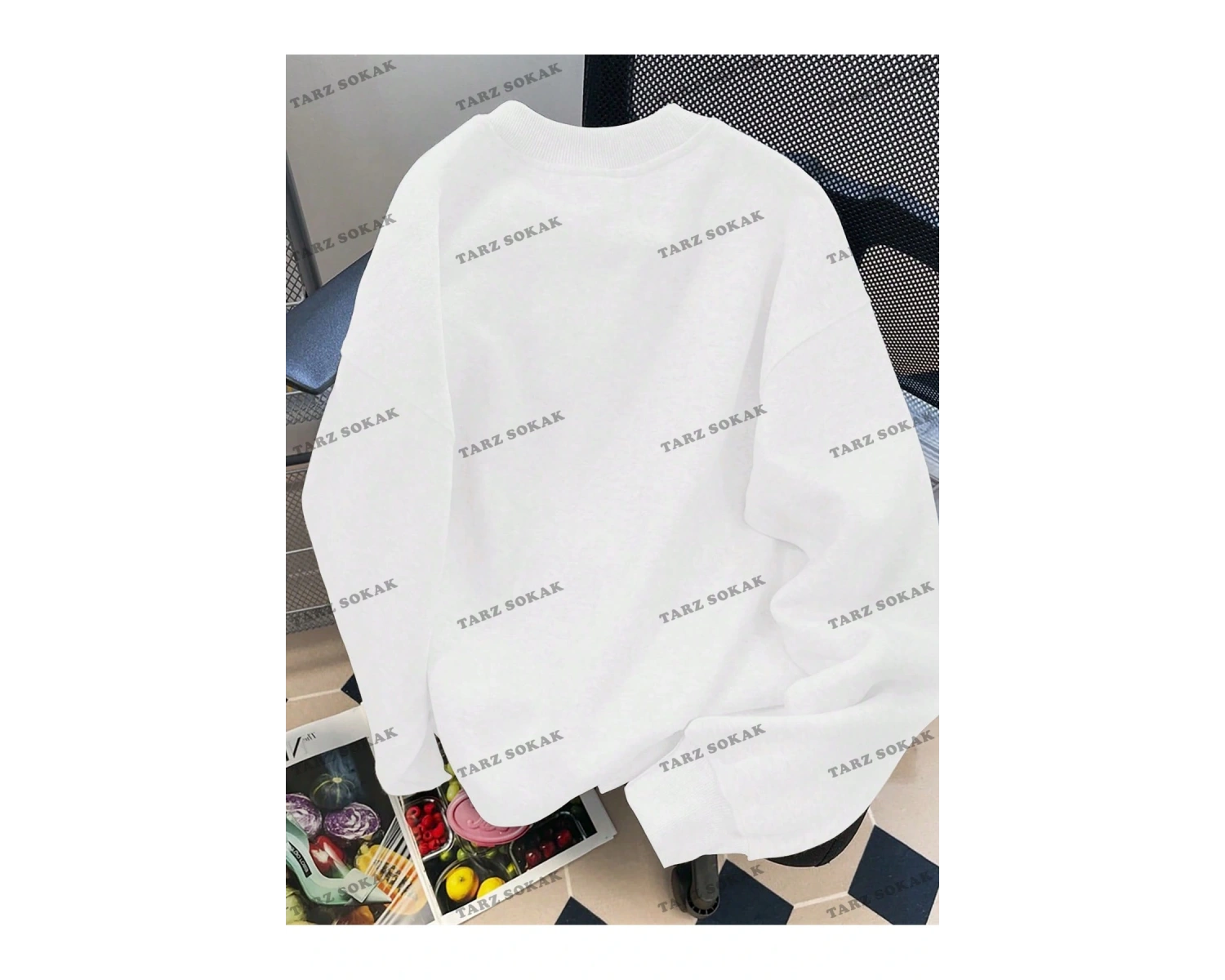 Y2K YENİ SEZON SSWEAT HARAJUKA KUROMİ RETRO KOD 1522 Haki