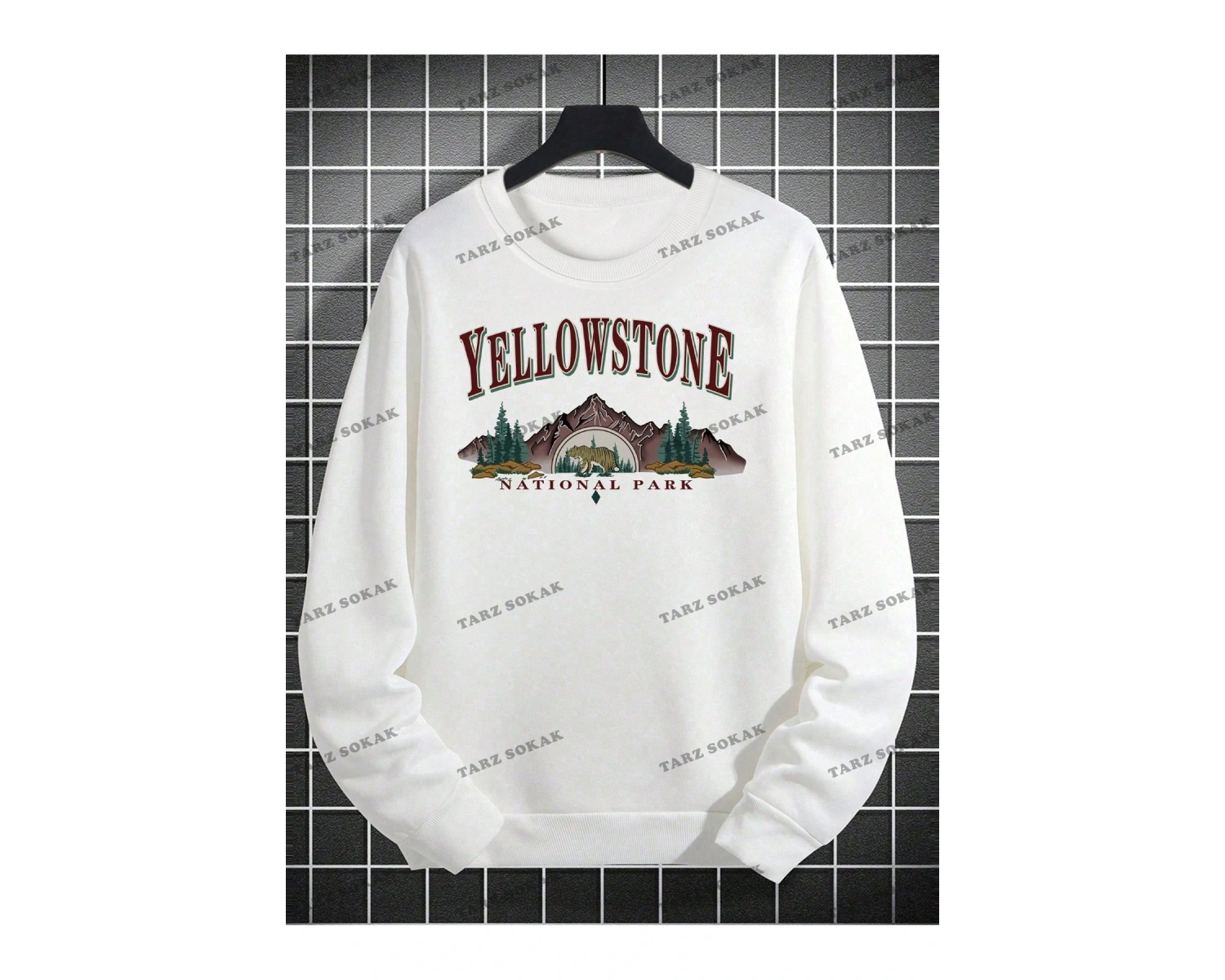 Y2K YENİ SEZON SSWEAT HARAJUKA KUROMİ RETRO KOD 1567 Beyaz