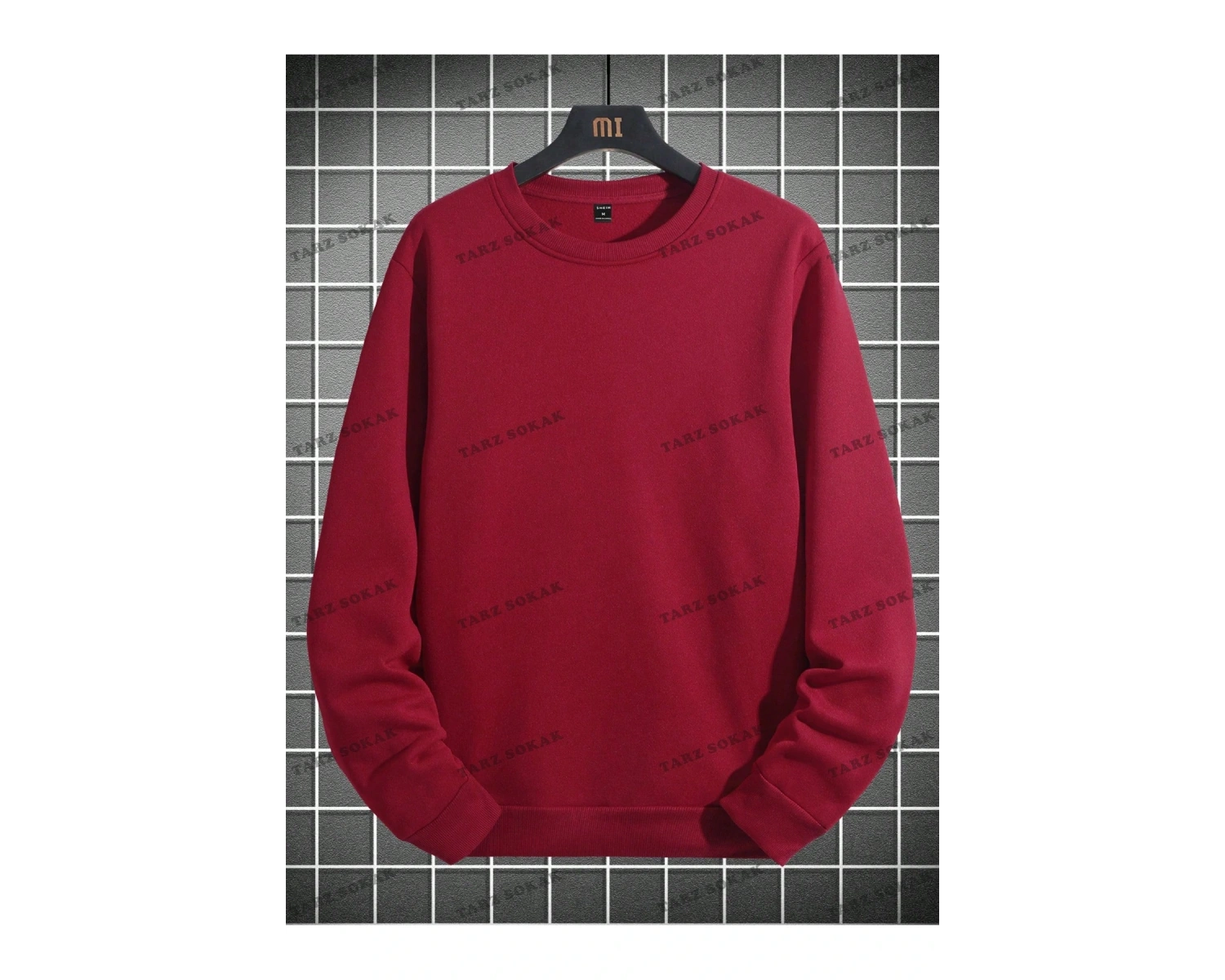 Y2K YENİ SEZON SSWEAT HARAJUKA KUROMİ RETRO KOD 1590 Bordo