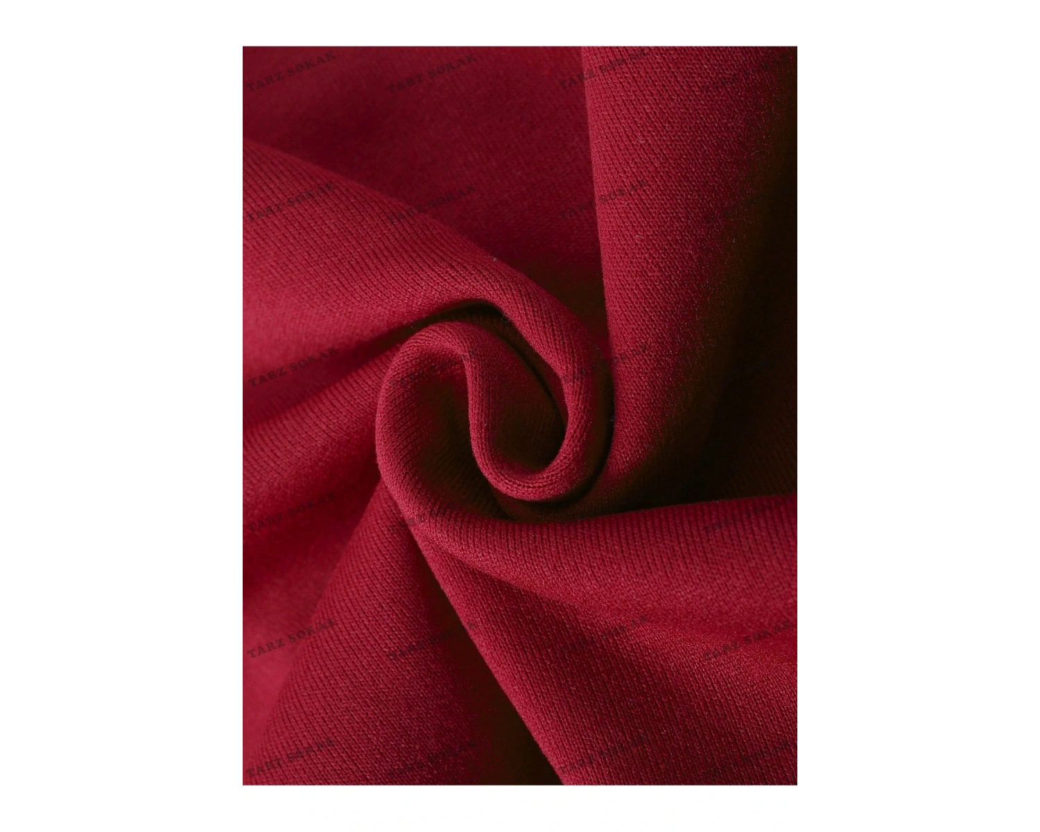 Y2K YENİ SEZON SSWEAT HARAJUKA KUROMİ RETRO KOD 1590 Bordo