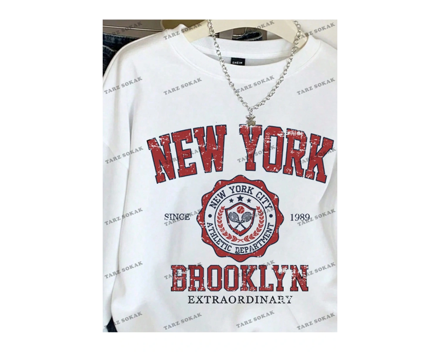 Y2K YENİ SEZON SSWEAT HARAJUKA KUROMİ RETRO KOD 16 Beyaz