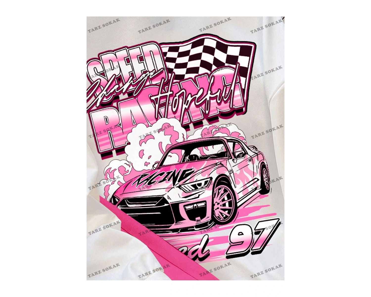 Y2K YENİ SEZON SSWEAT HARAJUKA KUROMİ RETRO KOD 16 Beyaz