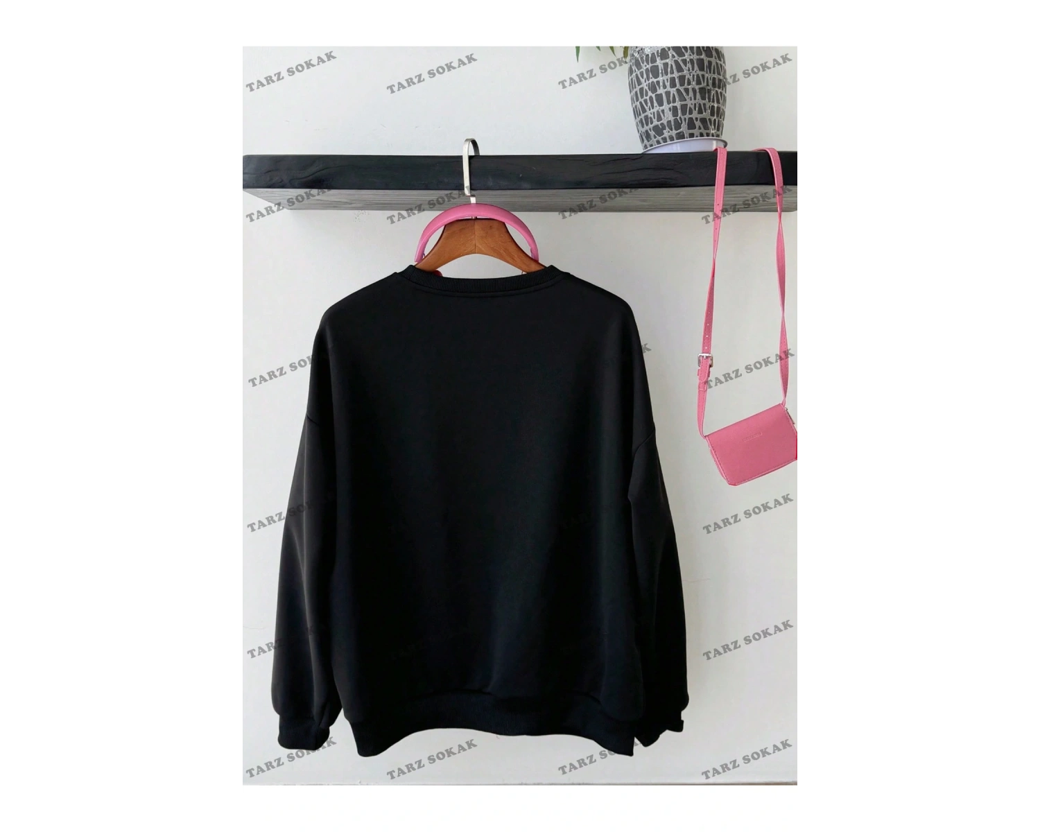 Y2K YENİ SEZON SSWEAT HARAJUKA KUROMİ RETRO KOD 16 Siyah