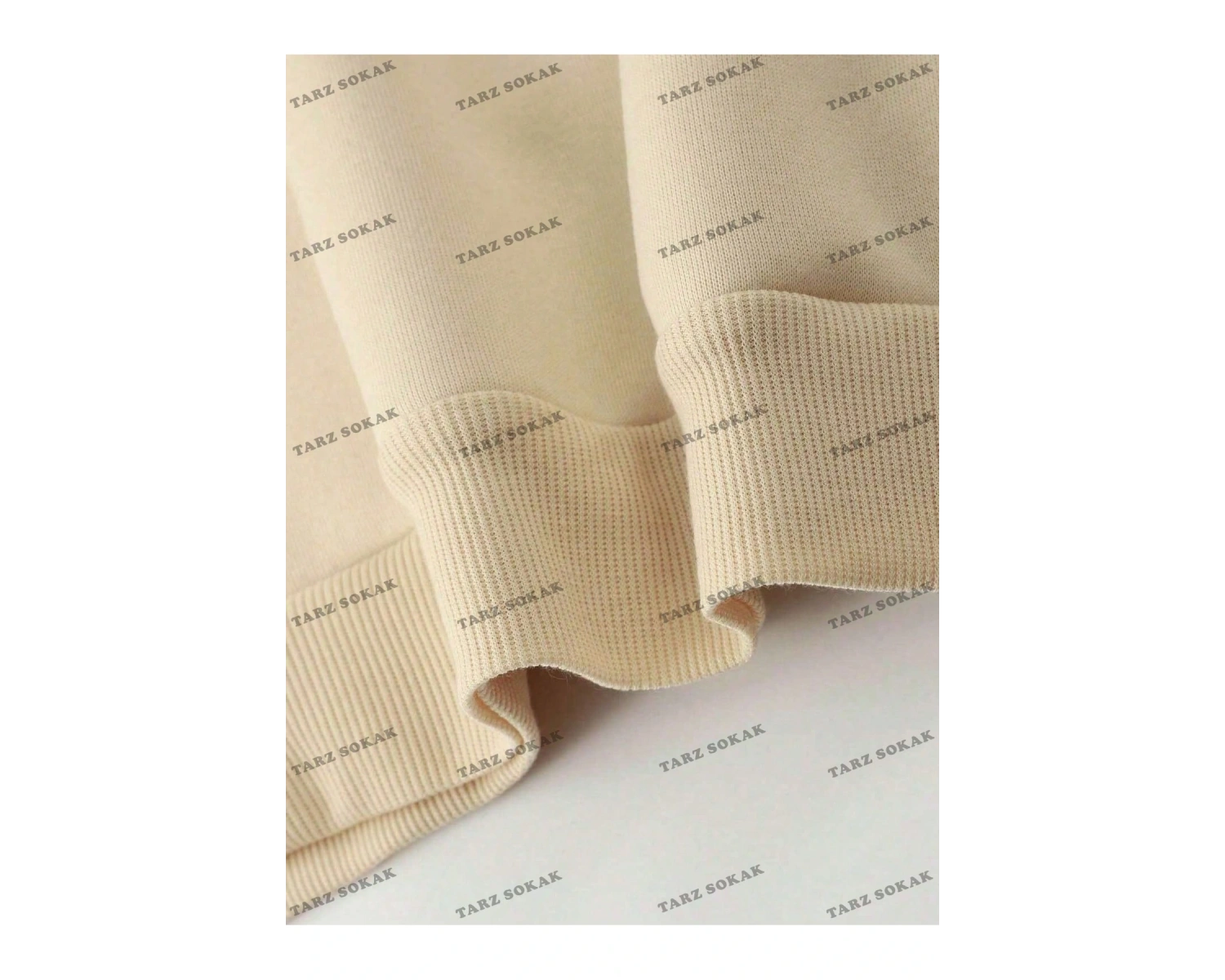 Y2K YENİ SEZON SSWEAT HARAJUKA KUROMİ RETRO KOD 1617 Bej